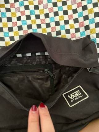 Mochila VANS cuadros colores brillos