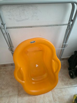 Bañera para bebé Brevi naranja