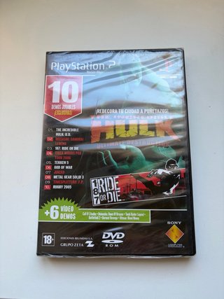 Disco Demo PS2: The Incredible Hulk y +6 Demos