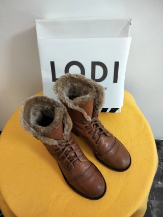 Botines Lodi Mujer Talla 37 Marrones