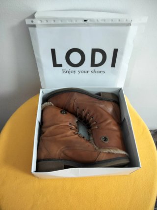 Botines Lodi Mujer Talla 37 Marrones