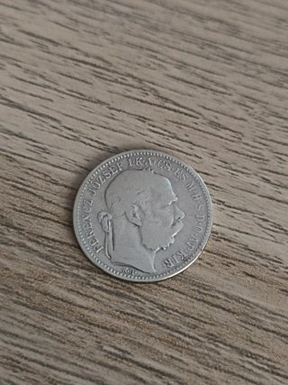 Moneda Plata 1 Corona 1893 Francisco José I