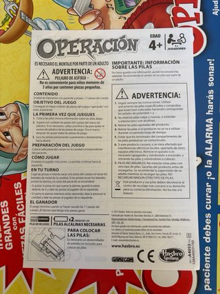 Juego de mesa Operación Hasbro Gaming