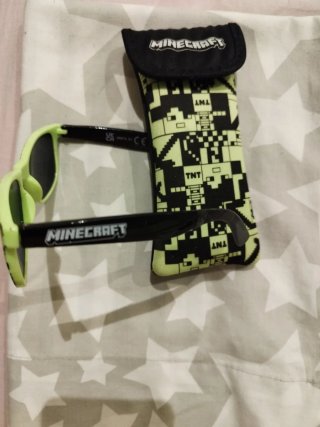 Gafas Minecraft con funda, certificado de CE.