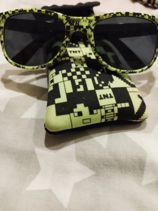Gafas Minecraft con funda, certificado de CE.