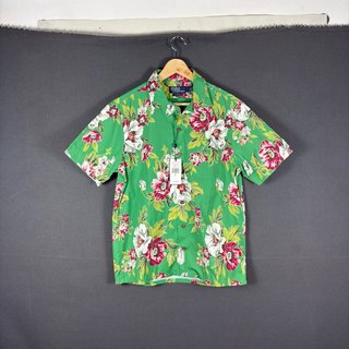 Camicia Polo Ralph Lauren floreale verde M