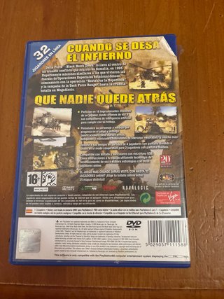 Delta Force Black Hawk Down PS2