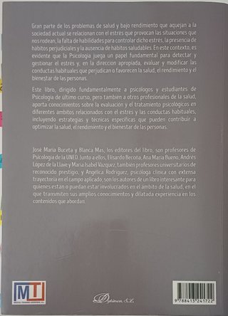 Psicología y salud : evaluación y tratamiento