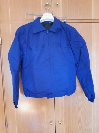 Chaqueta acolchada azul, talla 50, equivale a L.