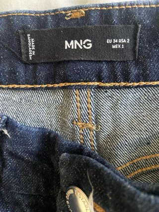 Pantalón vaquero campana Mango