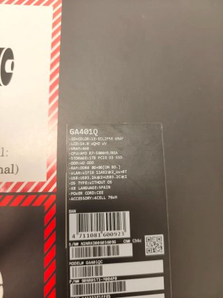 Asus ROG Zephyrus G14 GA401Q