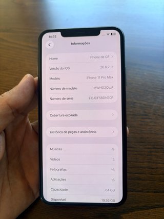 iPhone 11 Pro Max 64GB Desbloqueado