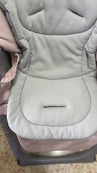 Trona Chicco Polly Magic rosa gris