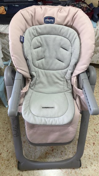 Trona Chicco Polly Magic rosa gris