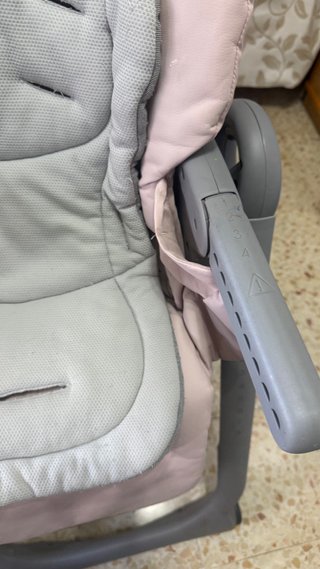 Trona Chicco Polly Magic rosa gris