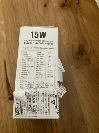 Cargador magnético inalámbrico 15W