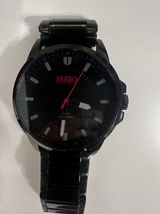 Reloj Hugo Boss Negro y Rojo