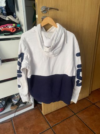 Sudadera FILA Blanca y Azul
