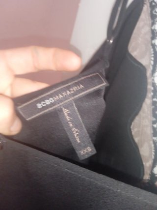 Mono cóctel negro con encaje, vale para S y M