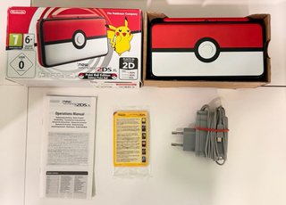 ¡COMPLETA! Nintendo 2DS XL Edición Pokeball PAL 🇪🇸