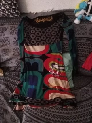 Vestido Desigual Multicolor Talla L