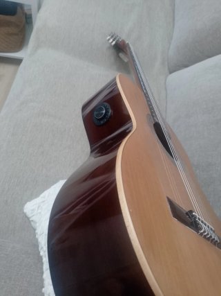 Guitarra española autoamplificada