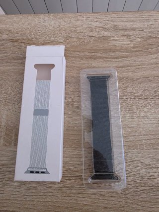 Correa Milanese Loop Negra 42mm para Apple Watch