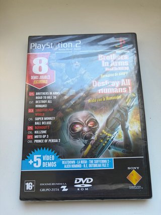 DVD PS2 Revista Oficial - 8 Demos Jugables