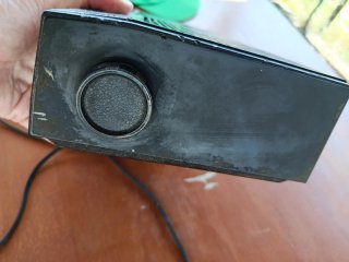 Radiocasete Antiguo Negro/Plata