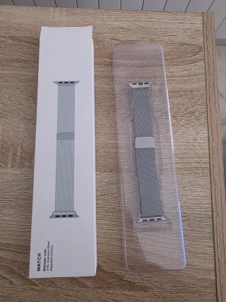 Correa Milanese Loop Plateada 38mm para Apple Watc