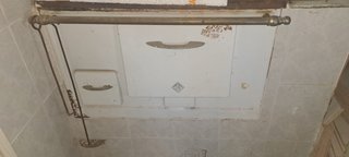 Cocina de carbón antigua