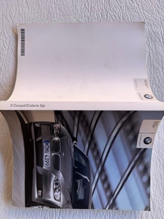 manual de instrucciones BMW Serie 3 coupe y Ca2007