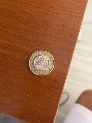 Moneda de 1 Euro Grecia