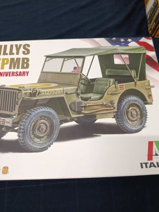 Maqueta Italeri Jeep Willys 1:24 80th Anniversary
