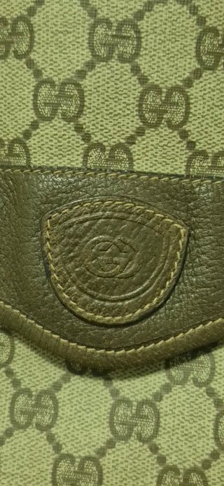 Portadocumenti/pochette Gucci beige/marrone
