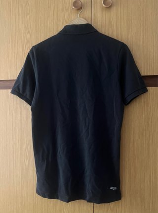 Polo Adidas Negro Talla S Vintage Y2K logo bordado