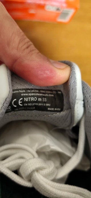 Zapatos de seguridad Sparco Nitro