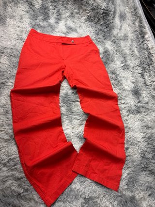 Pantalones Burberry Rojos