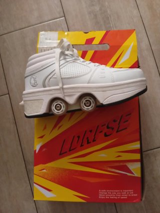 Zapatillas roller blancas con ruedas