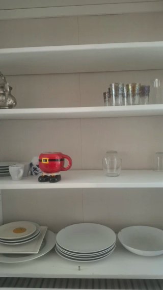 Alacena Ikea Madera y Cristal