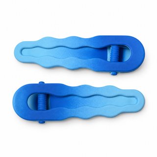 2 Molas Azuis / 2 Pinzas Azules de Metal