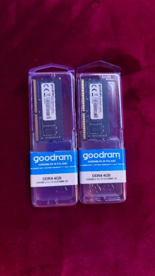 2x Goodram DDR4 4GB 2666MHz SODIMM