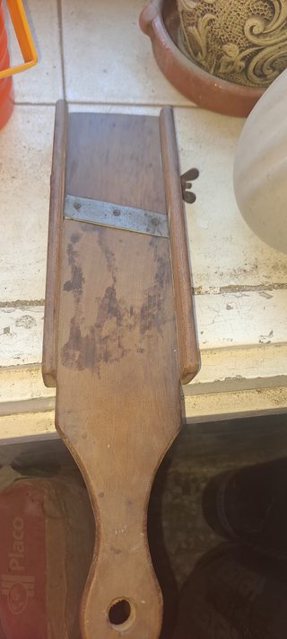 Mandolina Antigua Madera y Metal