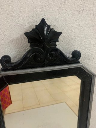 Espejo antiguo decorativo de madera