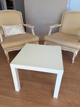 Mesita auxiliar blanca Ikea