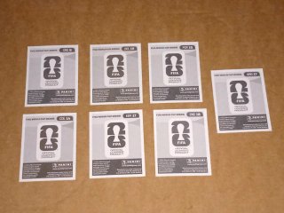 Lote 7 cromos mundial FIFA World 2026 Panini
