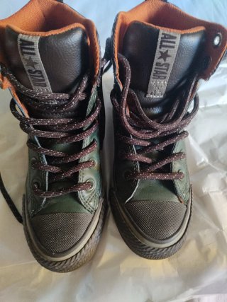 Botas Converse All Star niño cuero