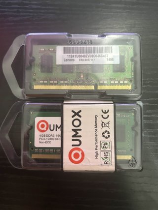 2x QUMOX 4GB DDR3 1600 SODIMM RAM