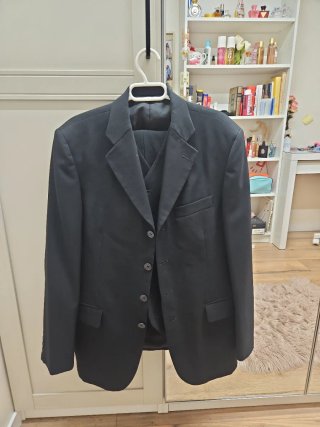 Traje Negro Junior Talla 46
