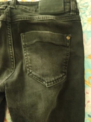 Pantalones vaqueros Zara negros T.36